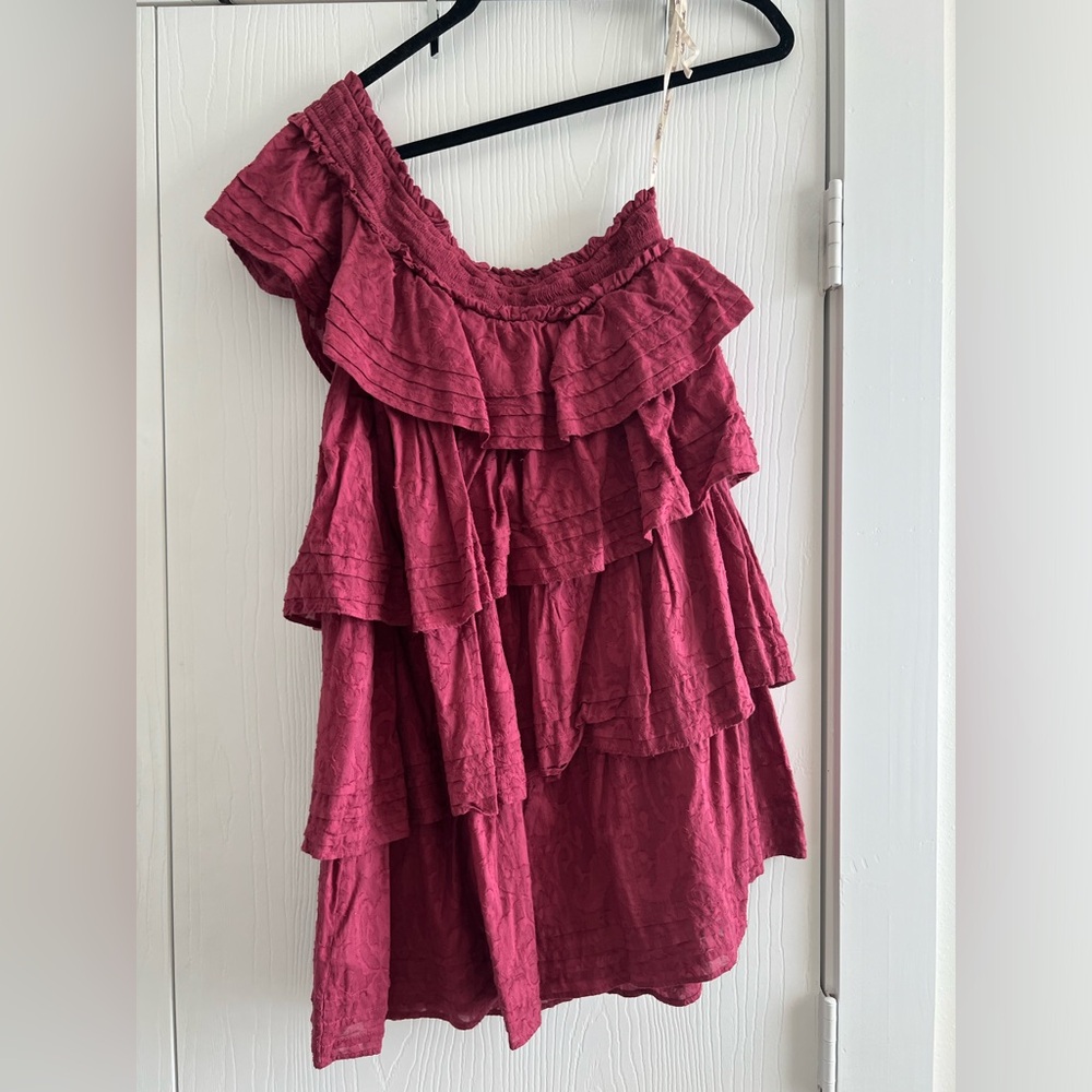 Cleobella One Shoulder Cosette Mini Dress - M - Picture 5 of 14
